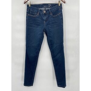 Women's Seven7 Dark Wash Mid-Rise Skinny Jeans Size 27